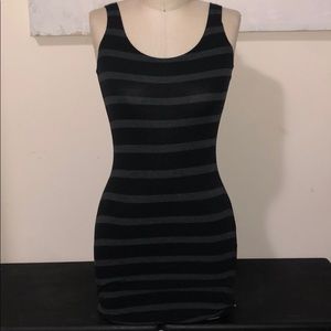 H&M Striped bodycon dress